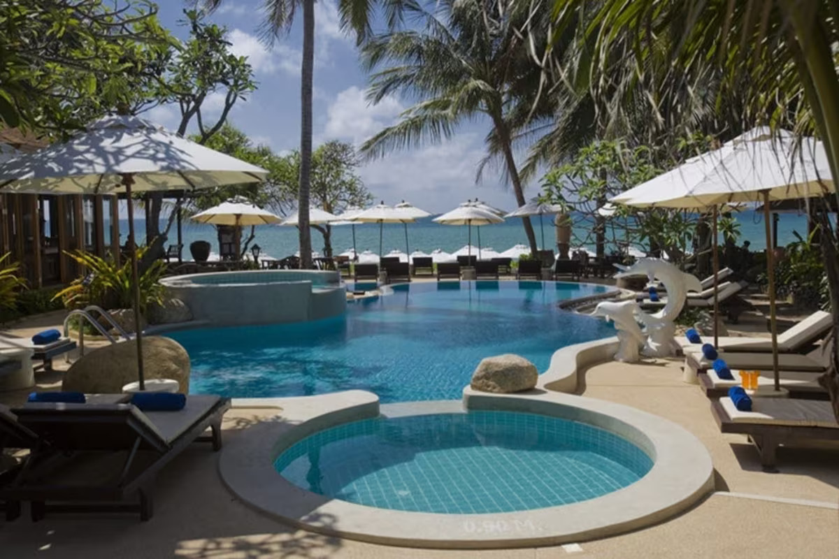 Thai House Beach Resort – Afslappet familieresort direkte på stranden i Lamai